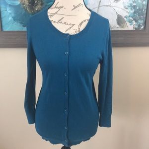 Medium LOFT blue cardigan